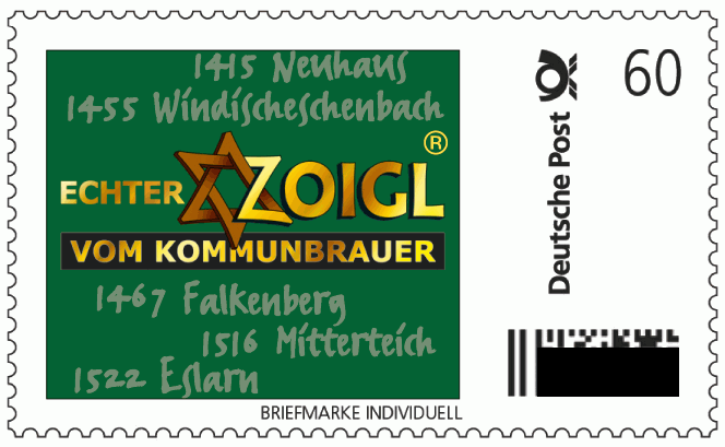 Zoigl-Briefmarke